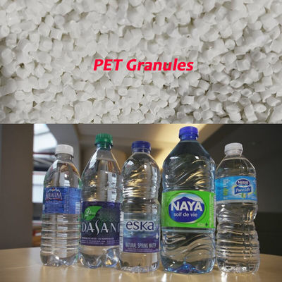 Grânulos de plástico PET transparente IV 0,81 250 ℃ Ponto de fusão para garrafas de água